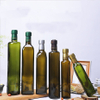 Bouteilles d'huile d'olive en verre de couleur ambre 250 ml Bouteilles d'huile de cuisson avec couvercles