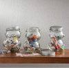 Design Fantaisie Bear Petit Jar en verre de bonbons pour la décoration