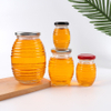 250ml 500ml de forme ovale jars de miel de verre kdg