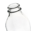 1000 ml de grandes bouteilles de lait en verre de forme carrée emballage de lait