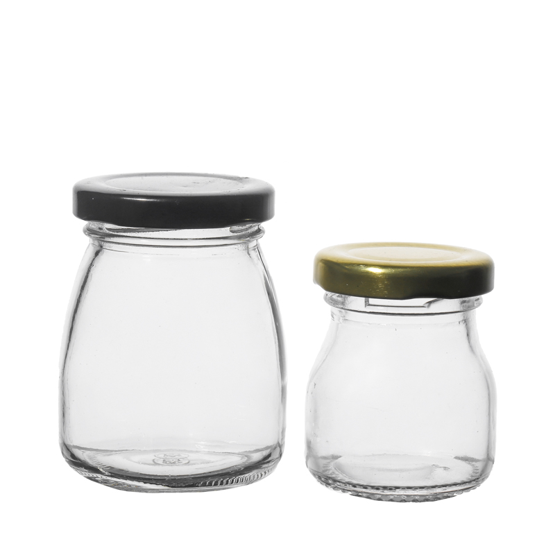 150 ml de petits bocaux en verre pour bourreau de miel avec des couvercles à vis