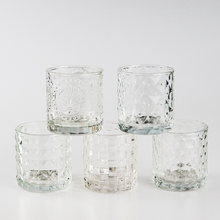 Petites tasses à alcool de 130 ml en verre à whisky de style cristal